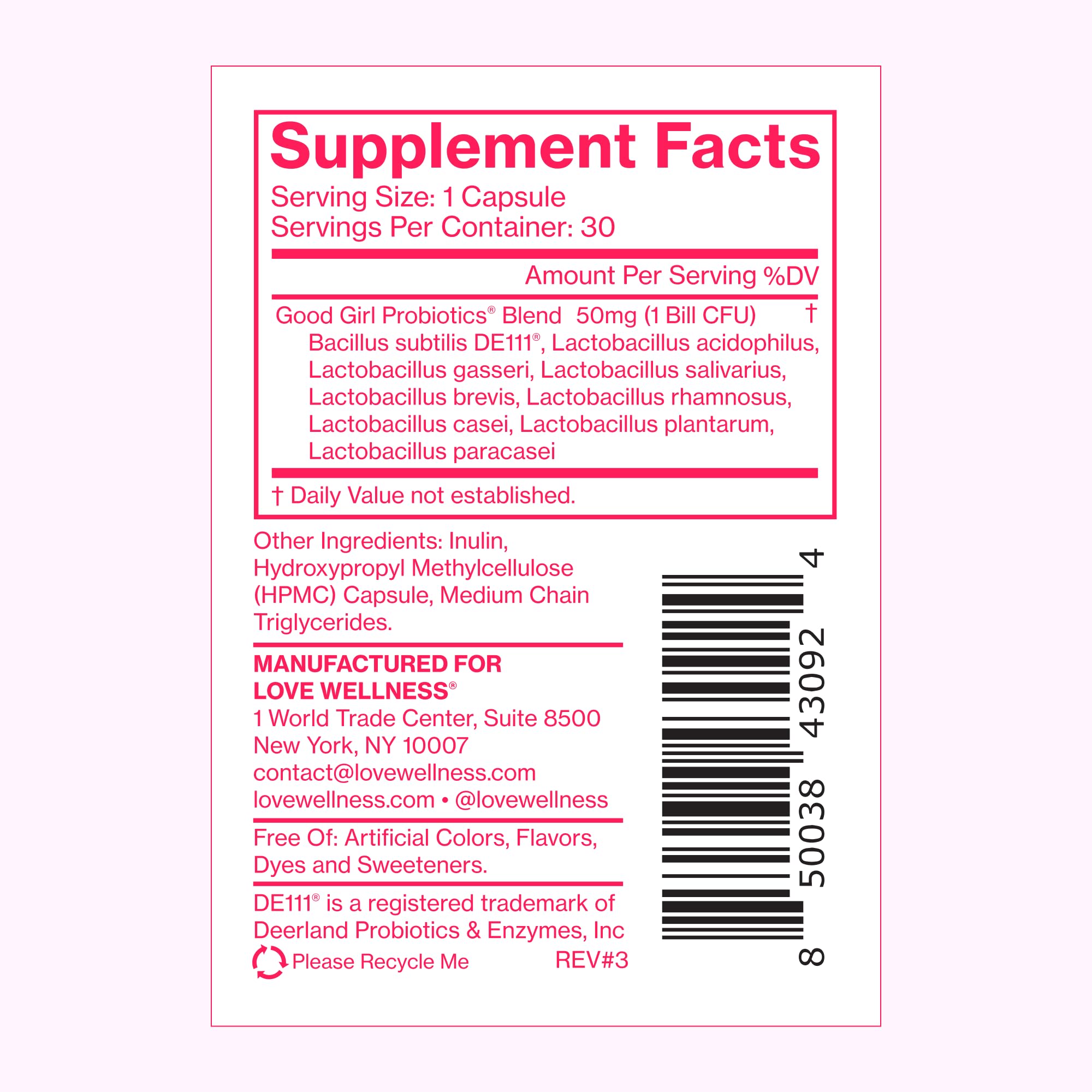 Love Wellness Good Girl Probiotics and Healthy V Vitamin | Womens Wellness Duo | Womens Probiotics Supplements for pH Balance and Vaginal Health Love Wellness Au supplements
