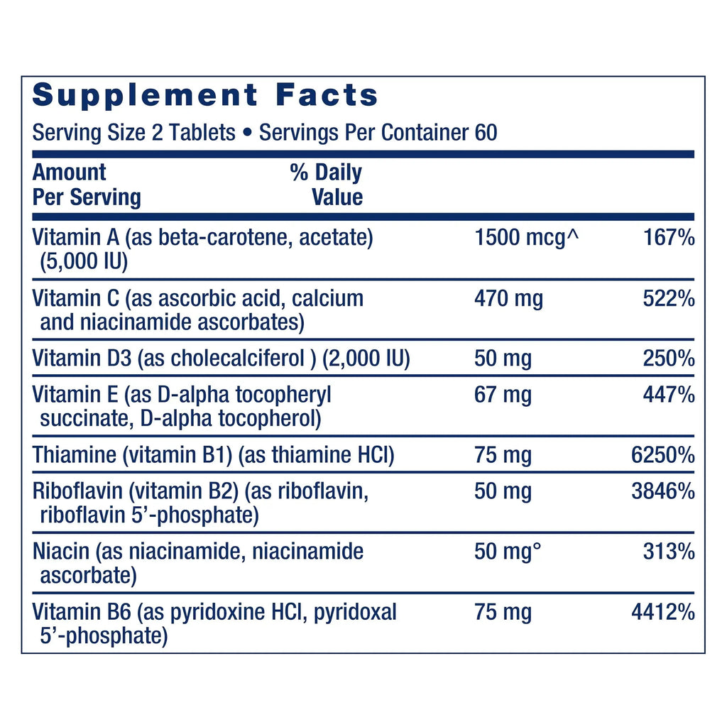 Life Extension Two-Per-Day Multivitamin 120 Capsules & 120 Tablets - Vitamins B, C, D, Zinc & Over 25 Vitamins, Minerals & Extracts Life Extension Au supplements