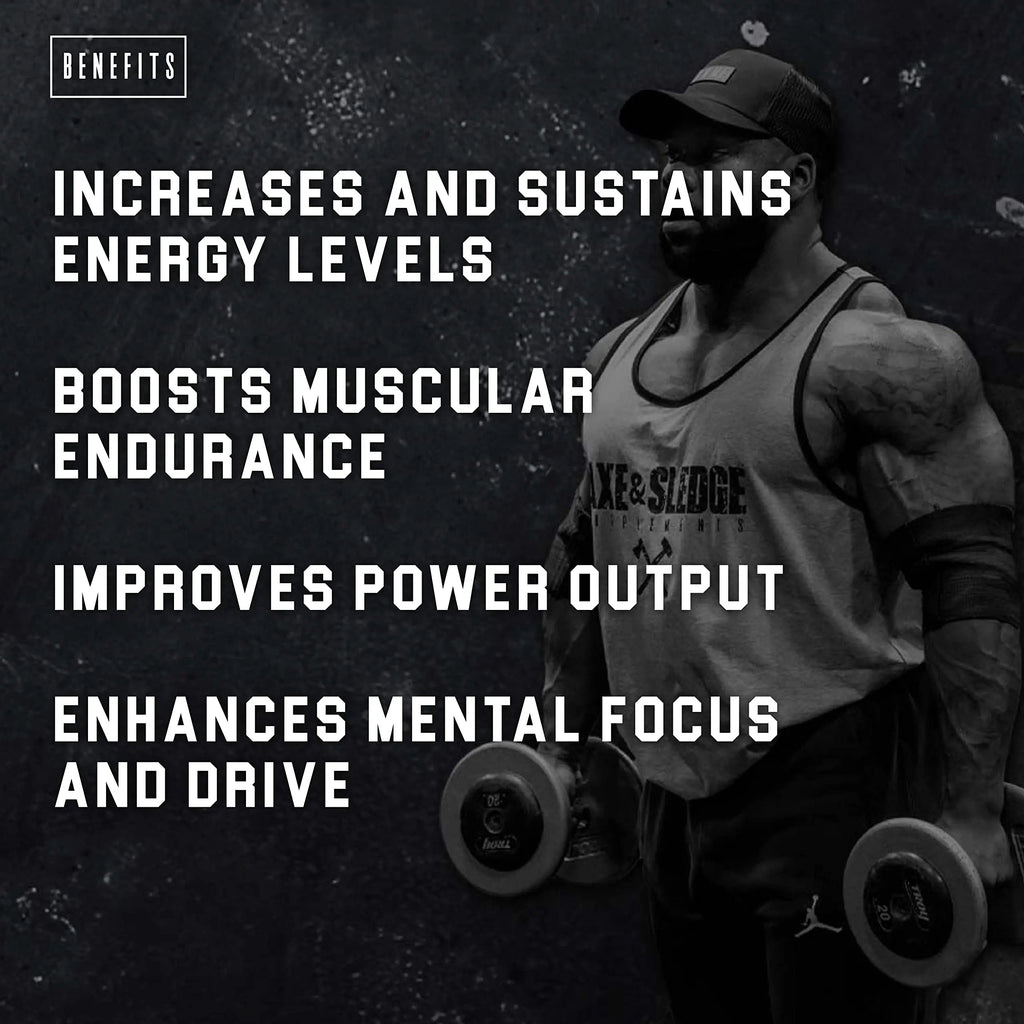 Axe & Sledge Supplements Seventh Gear Extreme Stimulant-Based Pre-Workout with TeaCrine Axe & Sledge Au supplements