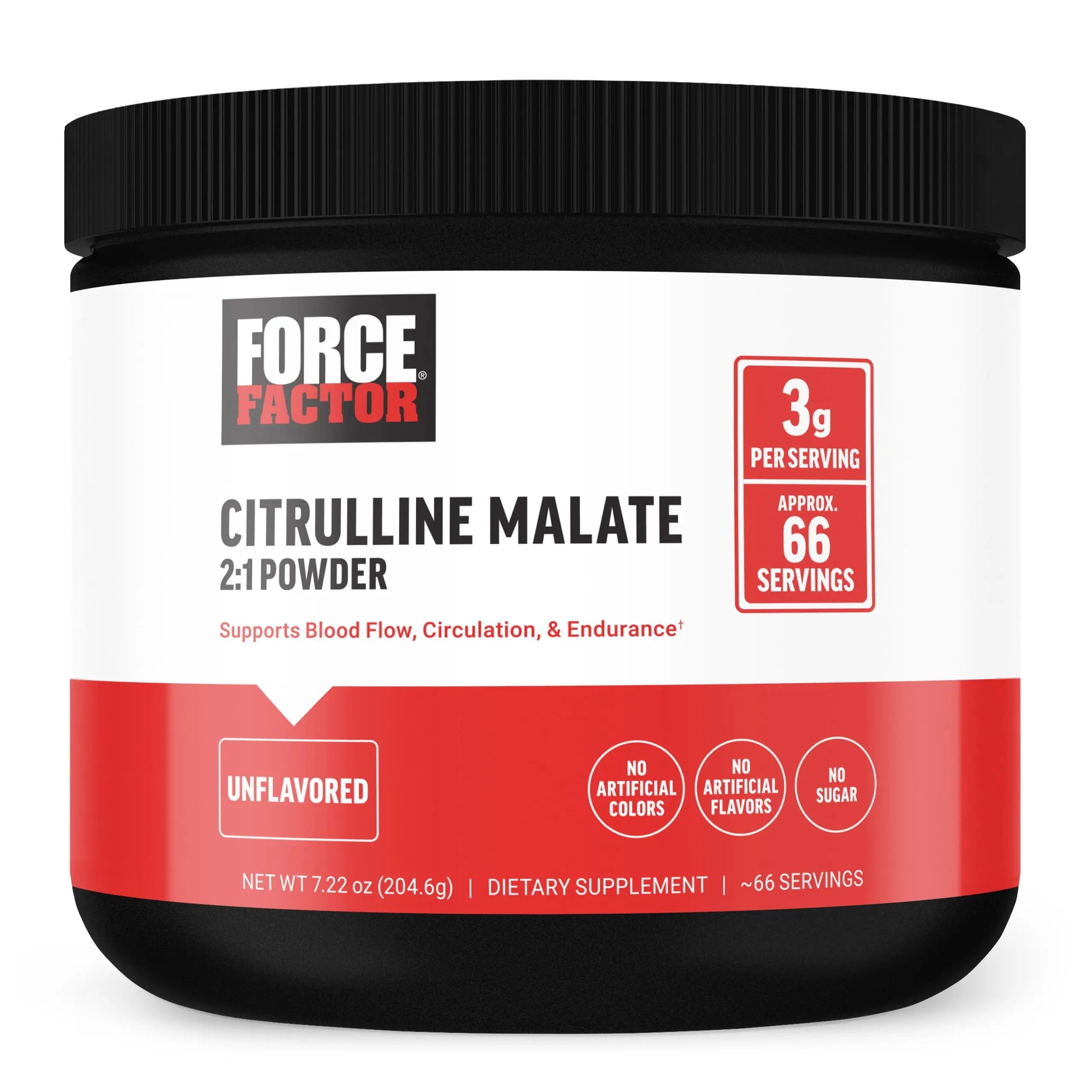 FORCE FACTOR Citrulline Malate 2:1, L Citrulline Supplement for Men to Boost Nitric Oxide Force Factor Au supplements