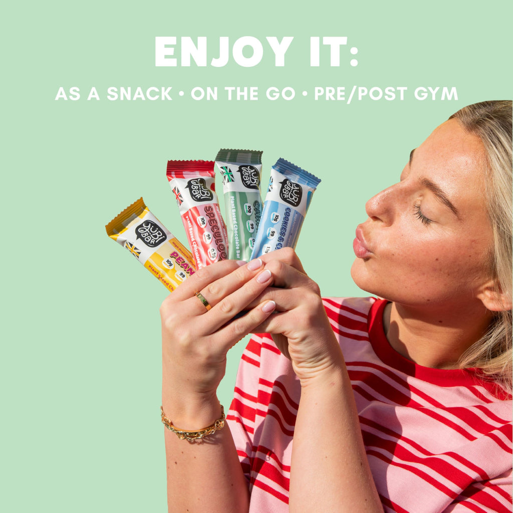 YuBi Bars - Protein Bars - 12 Bar Variety Pack - 100 Calories, 10g of Protein, Low Sugar, Low Carb, Palm Oil Free/Non-GMO, Gluten Free, Dairy Free, Healthy Snack, Non-GMO - 14.8oz (12 Pack, Variety Box)