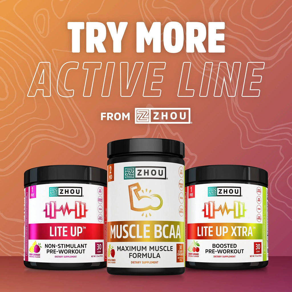 Zhou Nitric Oxide with L Arginine, Citrulline Malate, AAKG and Beet Root | Powerful N.O. Zhou Nutrition Au supplements