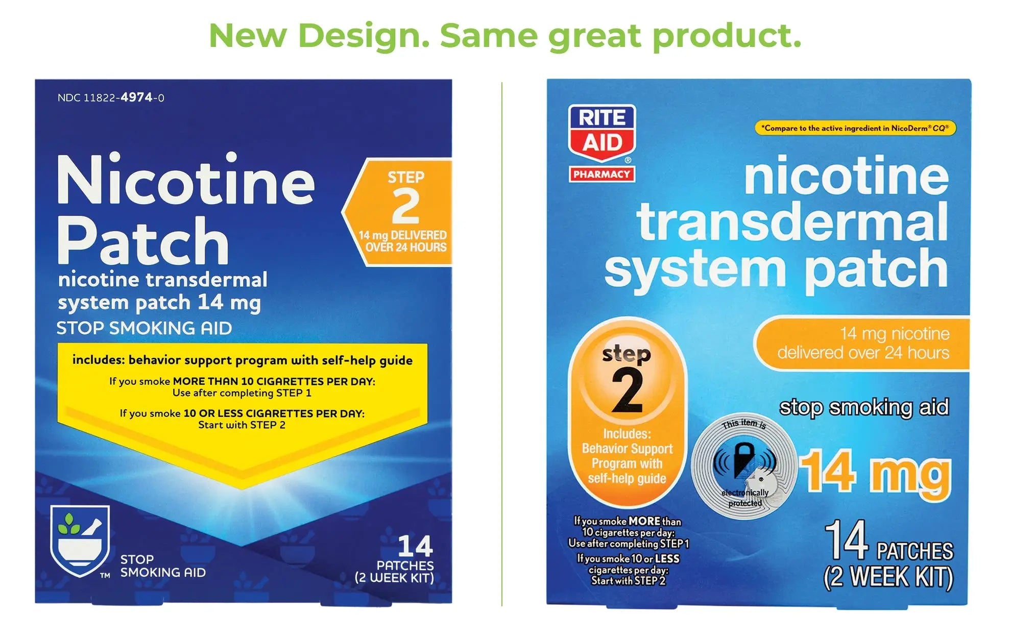 Rite Aid Nicotine Transdermal System Patch, Step 2, 14mg - 14 ct, Nicotine Rite Aid Au supplements
