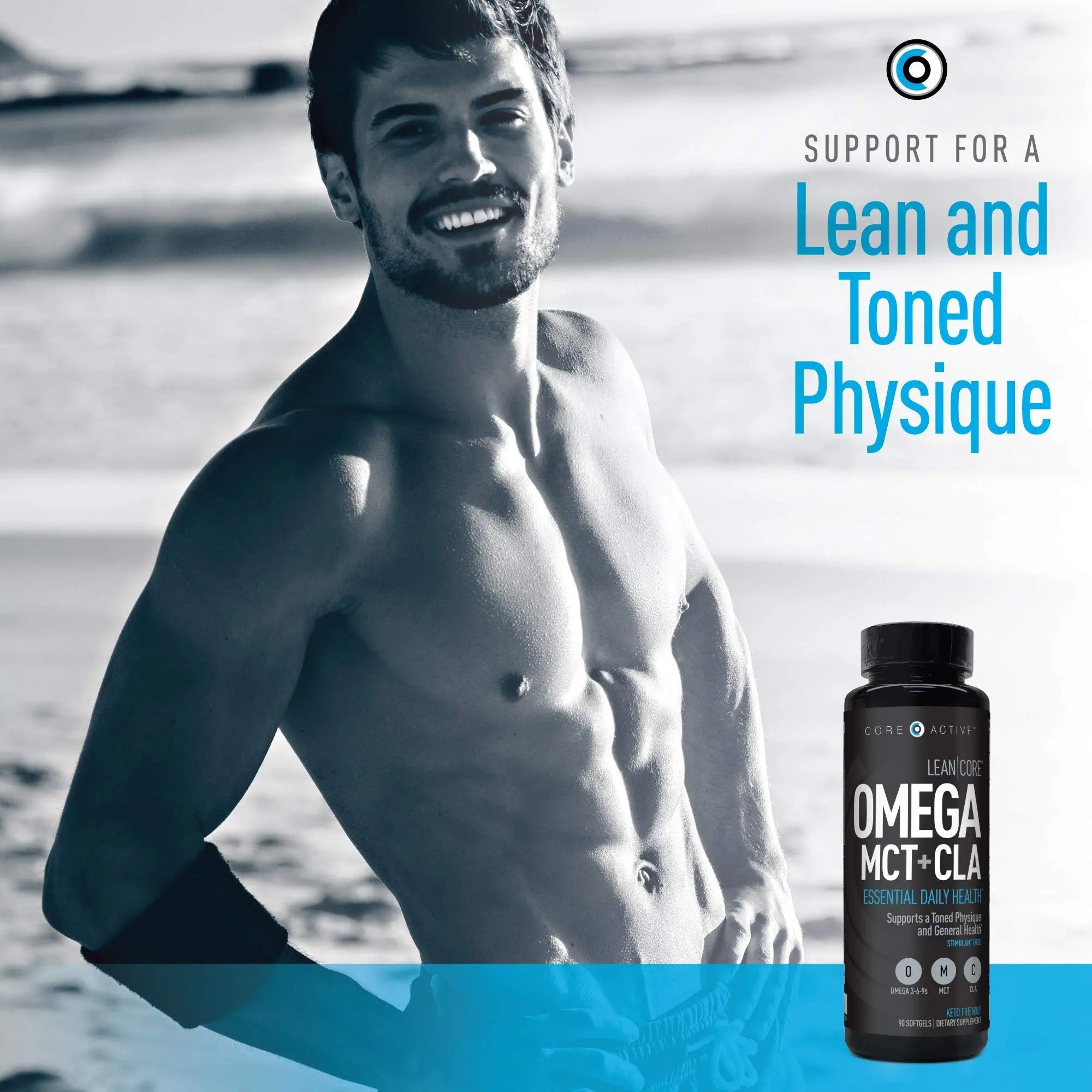Lean CORE Omega MCT + CLA - Stimulant Free Health Formula, Lean Muscle & Toned (CORE)ACTIVE Au supplements