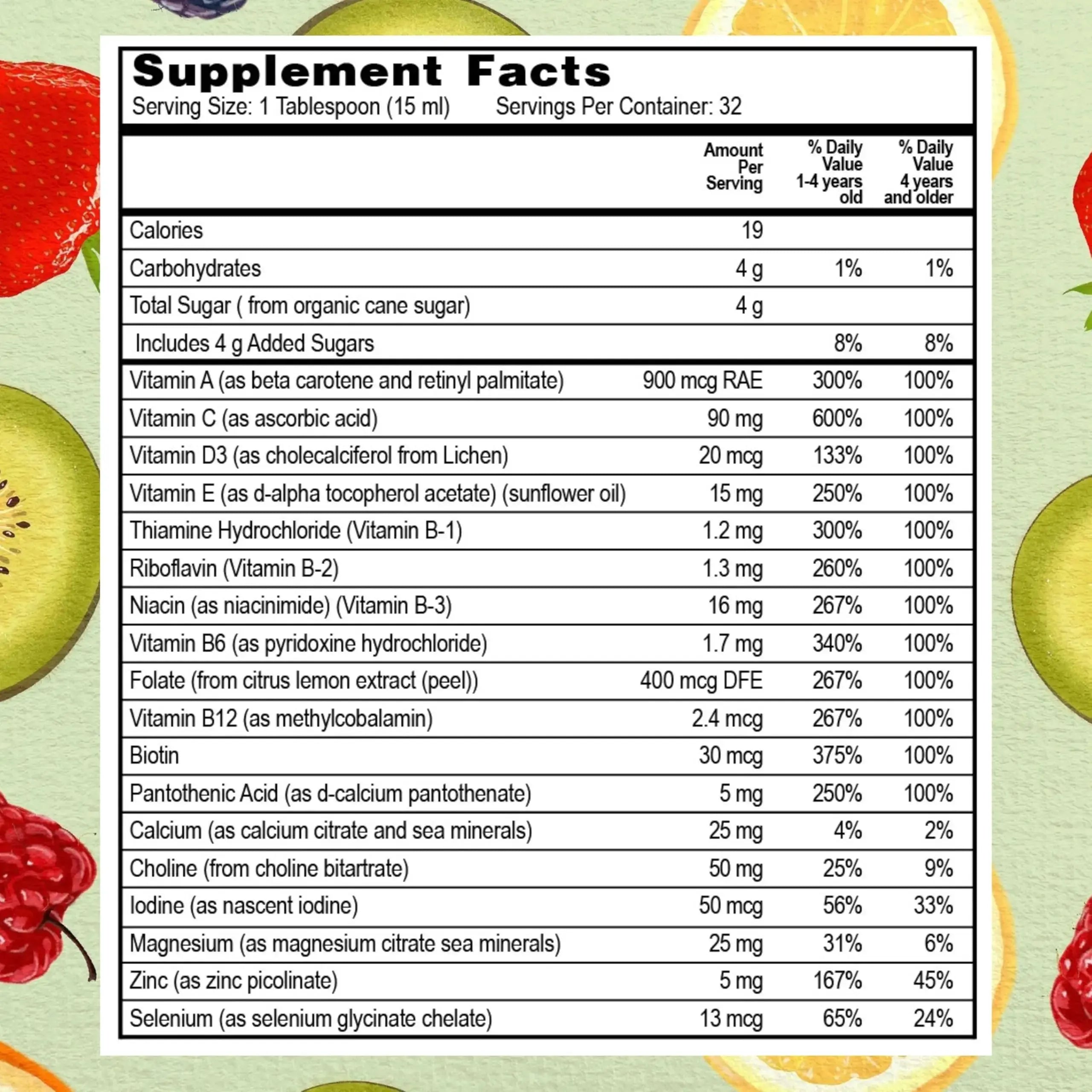 Go Healthy Kids Liquid Multivitamin | Immune Support | Kid Liquid Multivitamins | High Absorption | Vegan Vitamins | Kids Vitamins Multivitamin Go Healthy Natural Au supplements