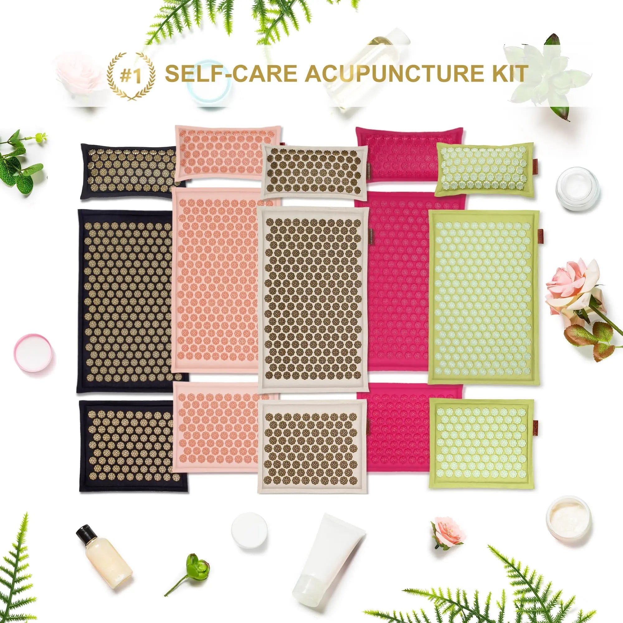 UNMERA Acupressure Mat and Pillow Set,Natural Premium Linen & Coconut Fiber Filling UNMERA Au supplements