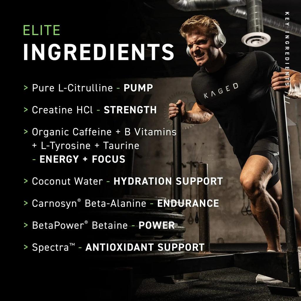 Kaged Original Pre Workout Powder | Berry Blast | Pre-Kaged | Formulated with Creatine Kaged Au supplements
