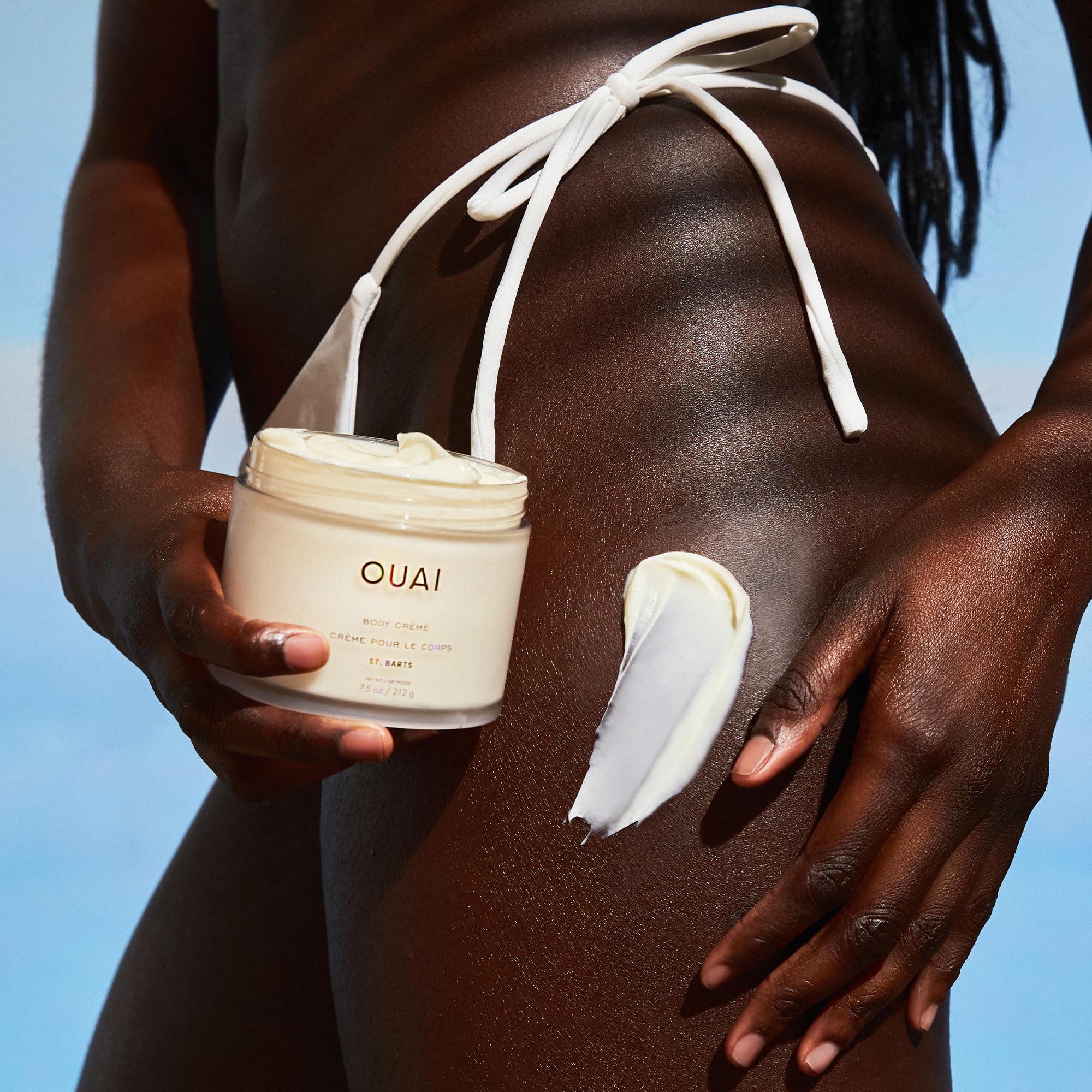 OUAI Body Creme, St. Barts Travel Size - Hydrating Whipped Body Cream with Cupuaçu Butter, Coconut Oil & Squalane - Softens Skin & Delivers Radiant Glow - Sulfate-Free Skin Care (3.4 oz) OUAI Au supplements
