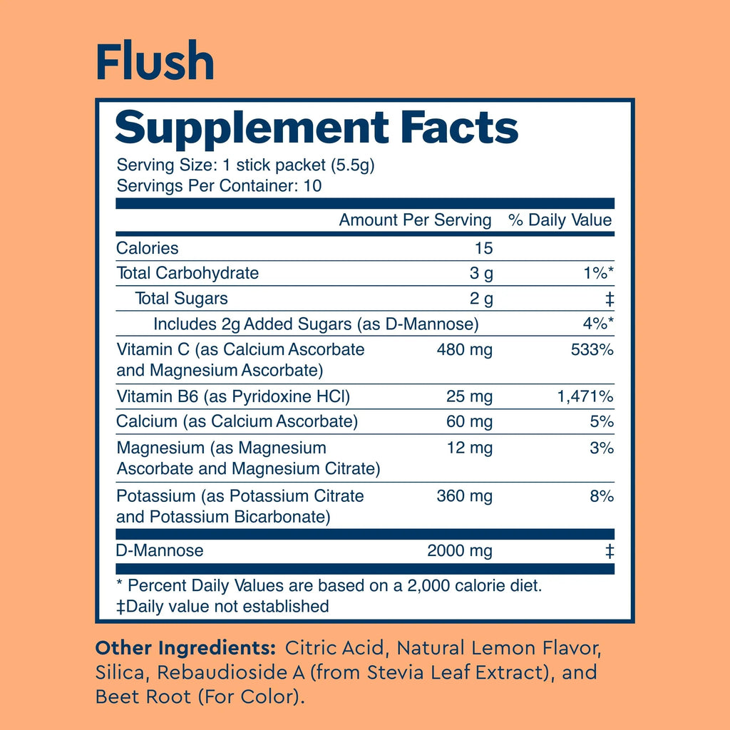 Uqora Flush (Pink Lemonade, 10 Packets) & Defend (60 Capsules) Bundle - Support Urinary Tract* with D-Mannose, Vitamin C & More - Support Bladder Health & Cleanse Biofilm* with D-Mannose & More Uqora Au supplements