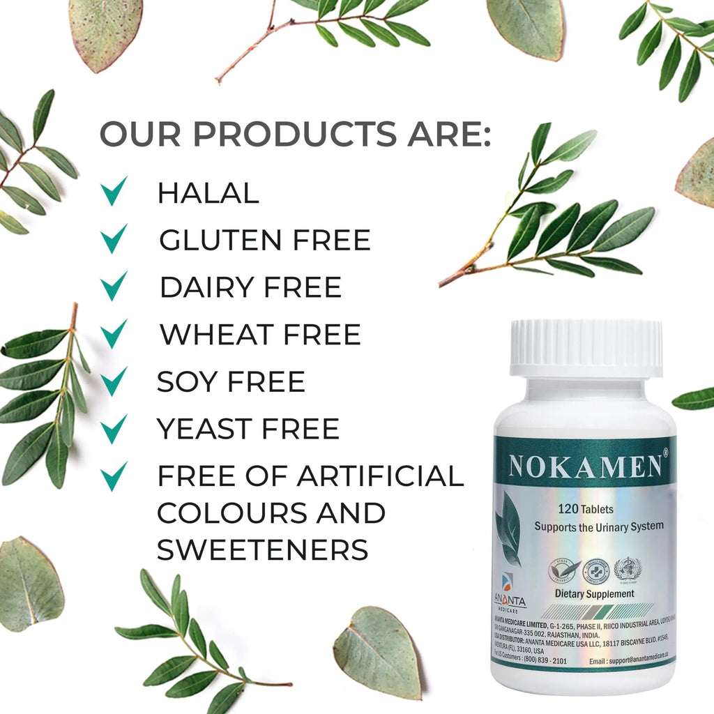 Ananta Medicare USA NOKAMEN – Kidney & Urinary Tract Support Herbal Formula, 120 Tabs Ananta Medicare USA Au supplements
