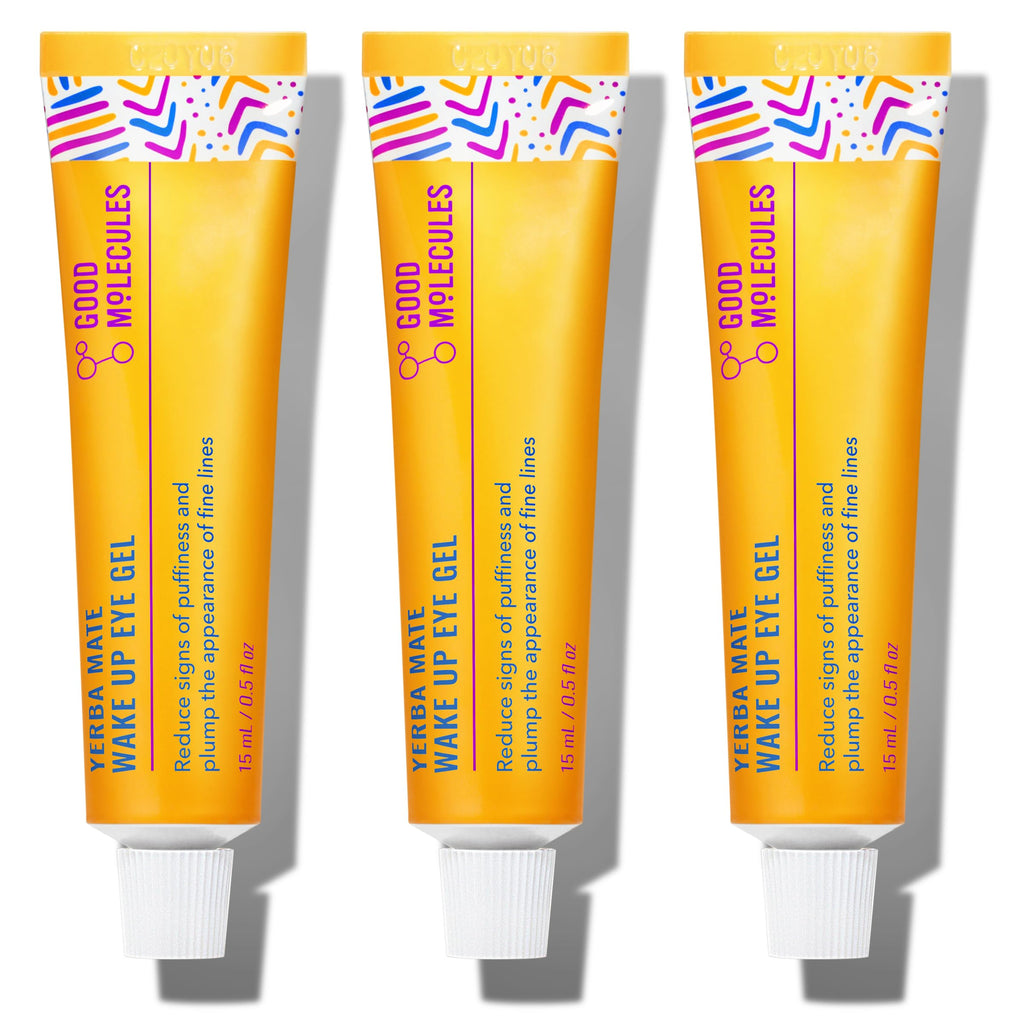 Good Molecules Yerba Mate Wake Up Eye Gel Pack 3 – 15 ml Each | Hydrating Under Eye Gel