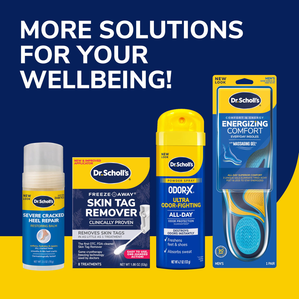 Dr. Scholl's Foot Pain Relief Liquid ROLL-ON, 3.0 oz // Clinically Tested 12-Hour Pain Relief - Penetrates Tough Nerve Pain - Works in 5 Minutes - Non-Greasy - with Lidocaine & Menthol Dr. Scholl's Au supplements
