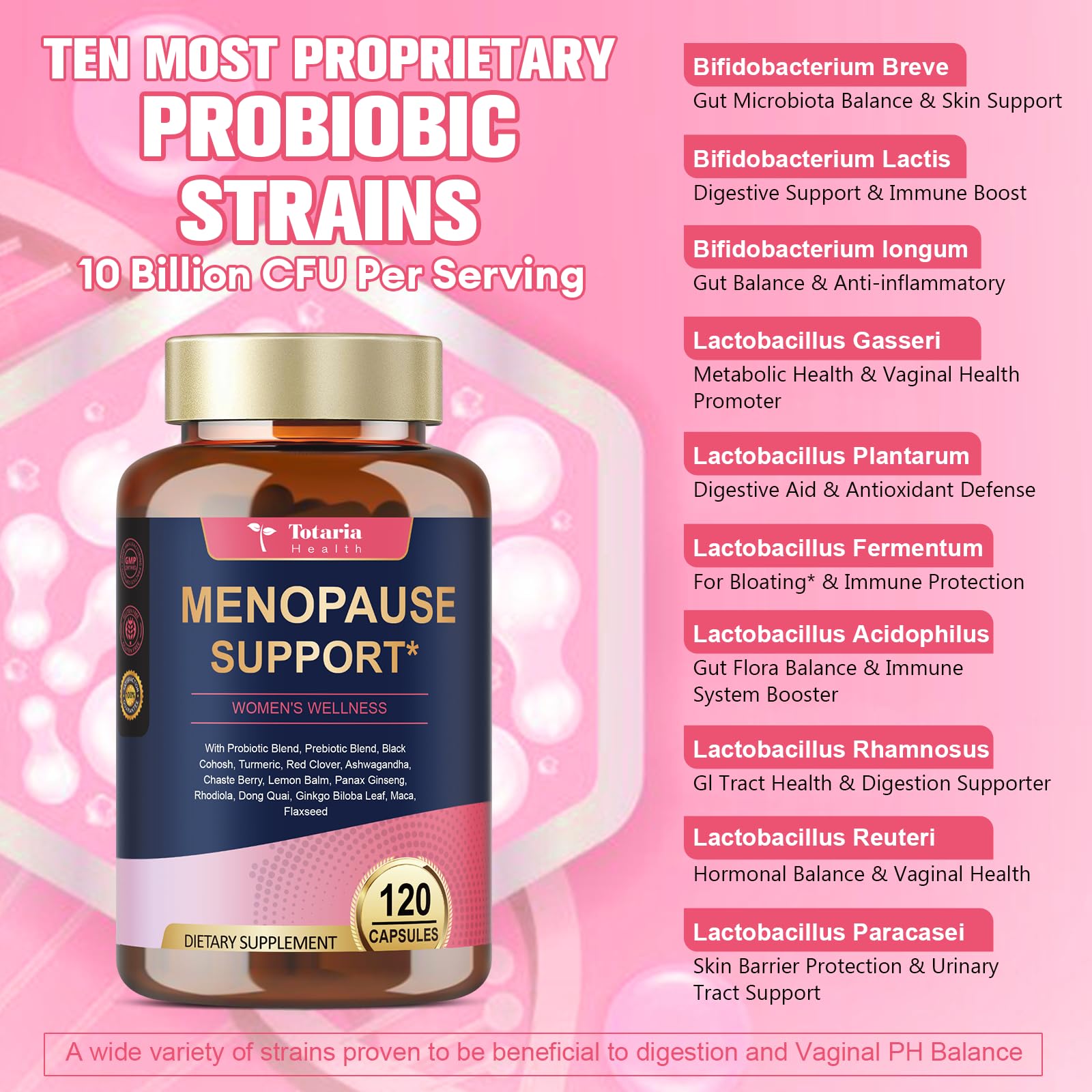 (2 Packs) 40-in-1 Menopause Supplements for Women, Multibenefit & Complete Black Cohosh for Hot Flashes, Night Sweats & Hormone Balance, w/ Probiotics, DIM, Vitex, Dong Quai, Red Clover and More Totaria Au supplements