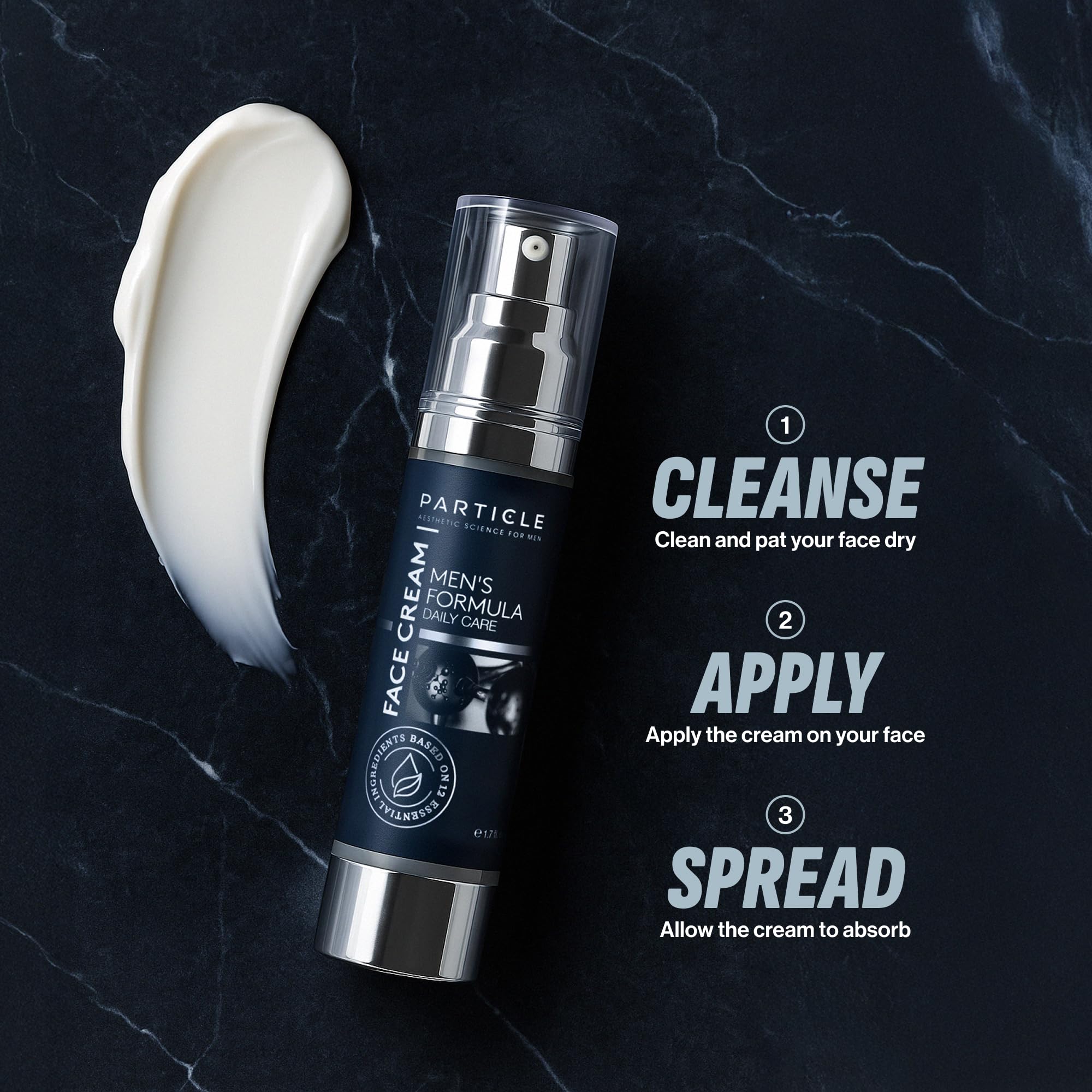 Particle 6-in-1 Face Cream for Men, Men’s Daily Hydrating Moisturizer with Vitamin c
