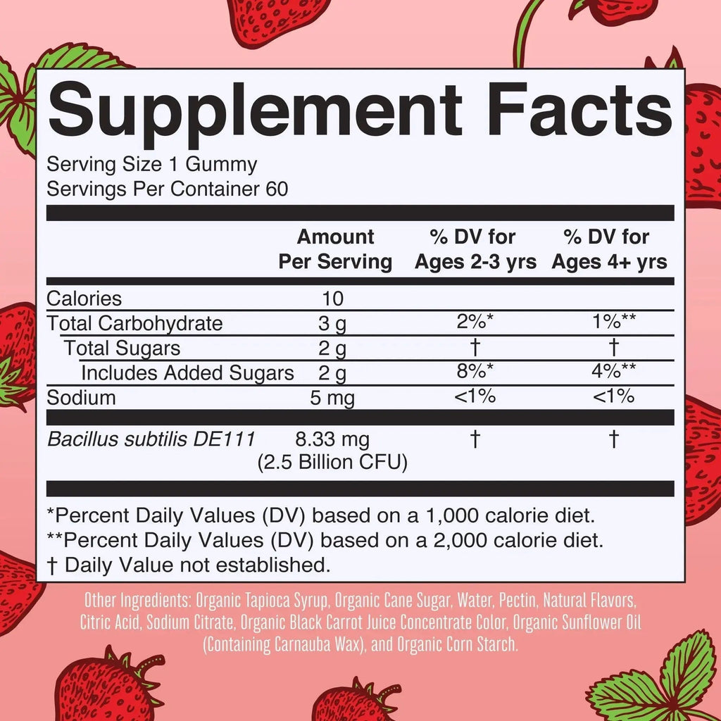 MaryRuth Organics Multivitamin and Probiotic Gummies (Strawberry) for Kids | Clean Label Project Verified® | Vitamins for Gut Health MARYRUTH'S Au supplements