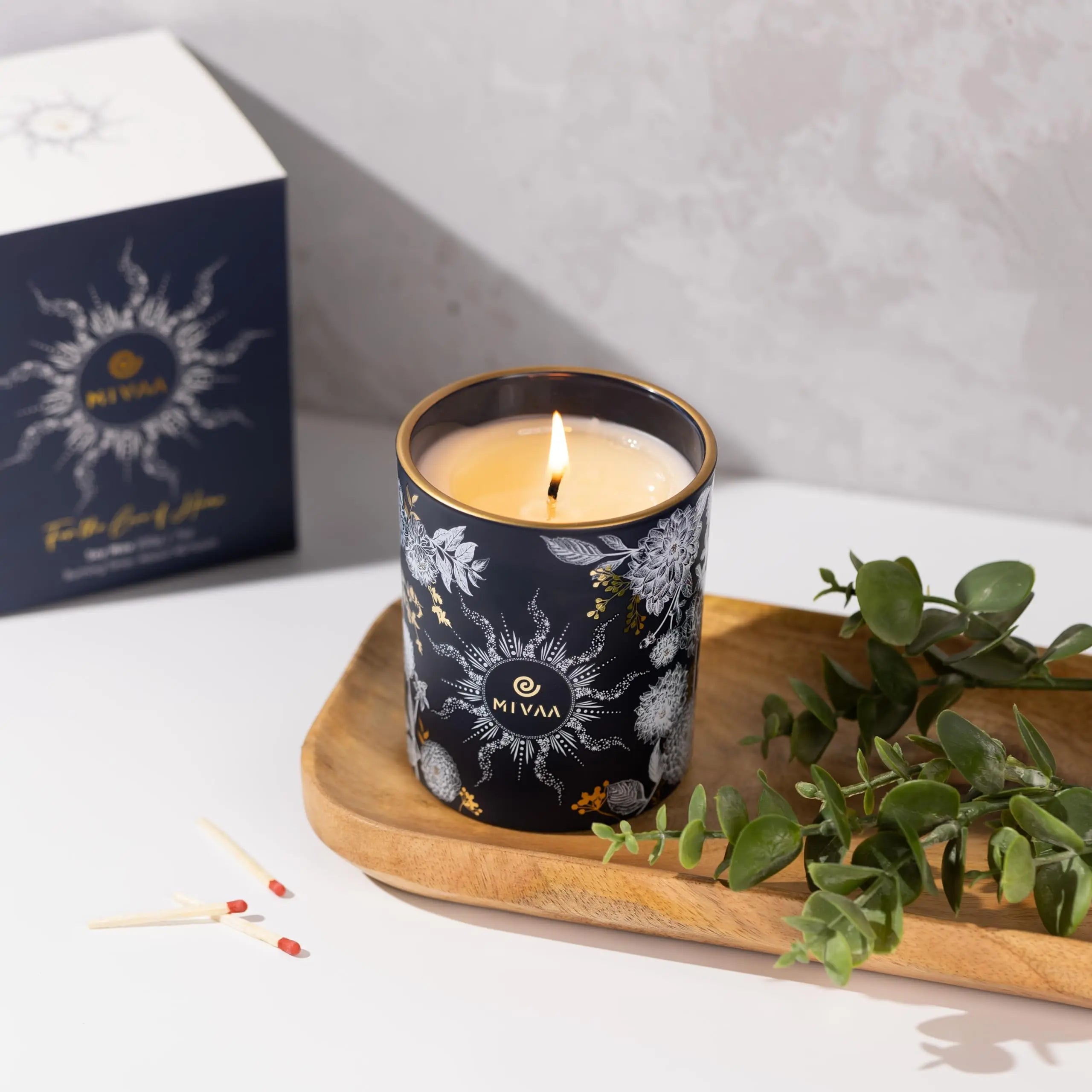 Mivaa Scented Candles - 100% Natural Soy Wax, 40 hrs Burn, Lead-Free Wicks, Holiday, Fall, Winter Msupps.com Au supplements