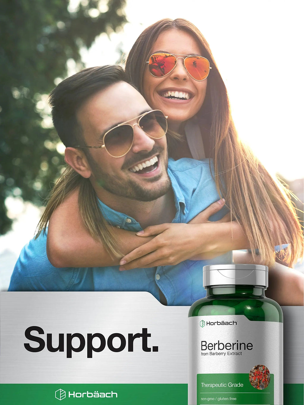 Berberine Supplement | 120 Capsules | Berberine HCl from Barberry Extract | Non-GMO Horbäach Au supplements