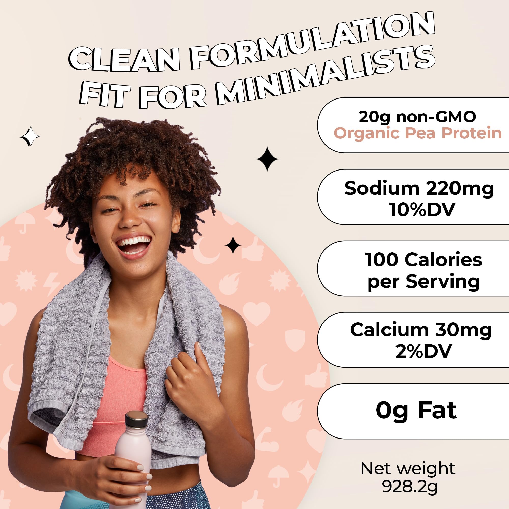 Future Kind Vegan Protein Powder, Vanilla, Pea Plant Protein for Lean Muscle with Iron & Fiber, Whey-Free, Sugar-Free, Soy-Free, Non-Dairy (34 Servings) Future Kind Au supplements
