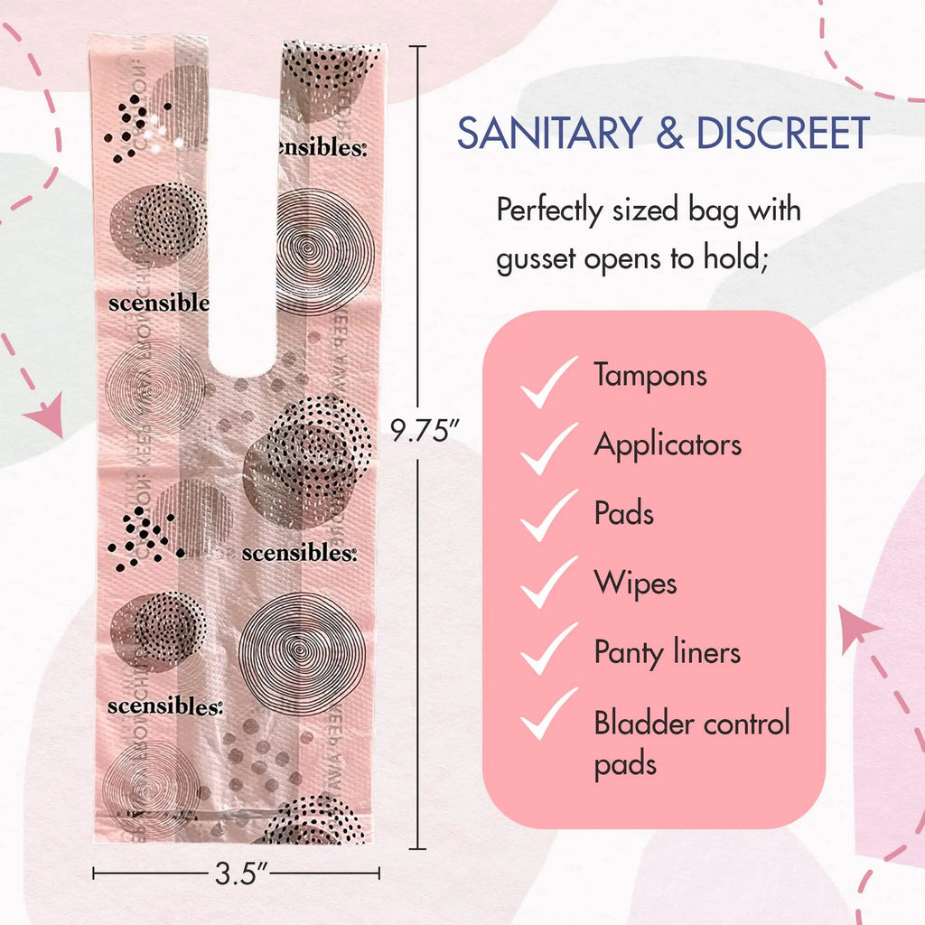 Scensibles Personal Care Disposal Bags (50 Count) - For Tampons, Pads, Liners, Condoms & More SCENSIBLES Au supplements