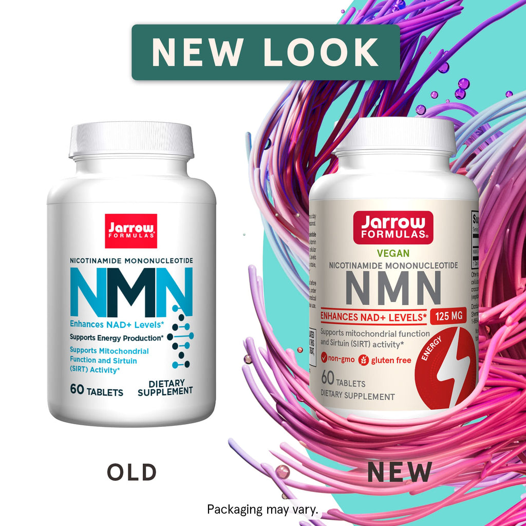 Jarrow Formulas Nicotinamide Mononucleotide (NMN) - 60 Tablets - Supports Energy Production - Dietary Supplement - Vegan, Gluten Free, Non-GMO - 60 Servings (Packaging May Vary) Jarrow Formulas Au supplements