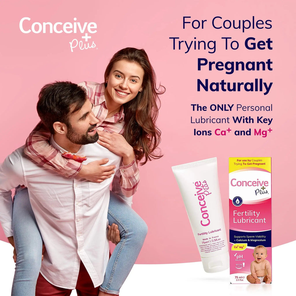 Conceive Plus Fertility Lubricant - Fertility Friendly Lube for Couples Trying to Conceive, 75ml / 2.5 fl oz CONCEIVE PLUS Au supplements