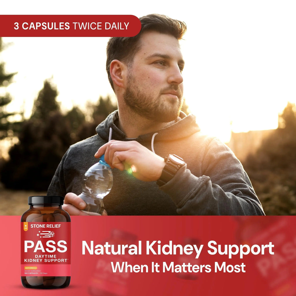 STONE RELIEF Daytime Herbal Kidney Support for Urinary Flow & Comfort | Chanca Piedra Formula – 180 Capsules STONE RELIEF Au supplements