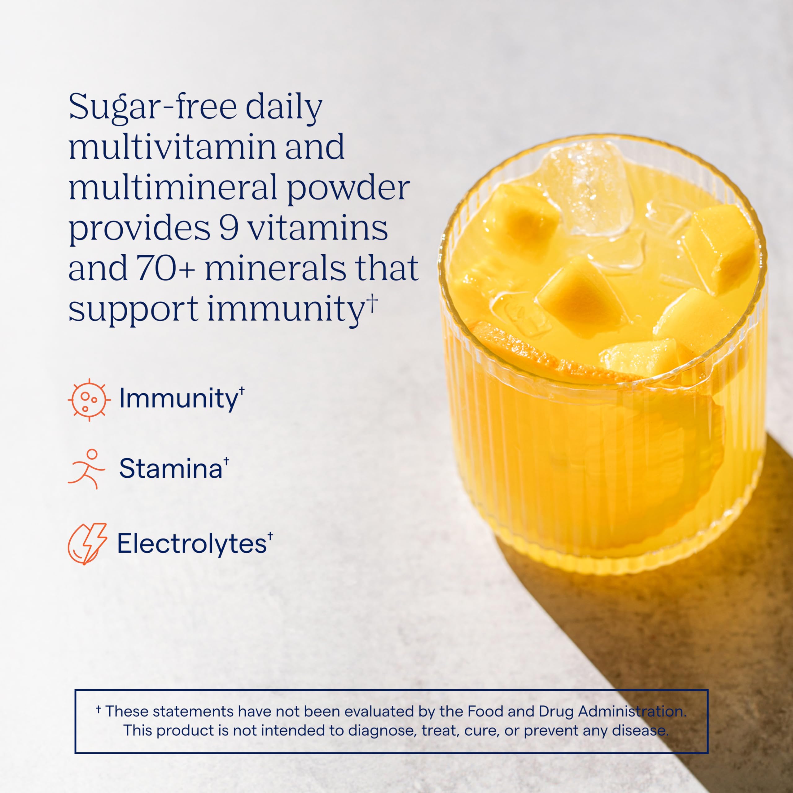 Trace Minerals Power Pak Multivitamin and Multimineral Packets - Electrolyte Support - 1200 mg Vitamin C plus 70+ Trace Minerals - Sugar Free - Orange Mango Flavor - 30 Packets Trace Minerals Au supplements