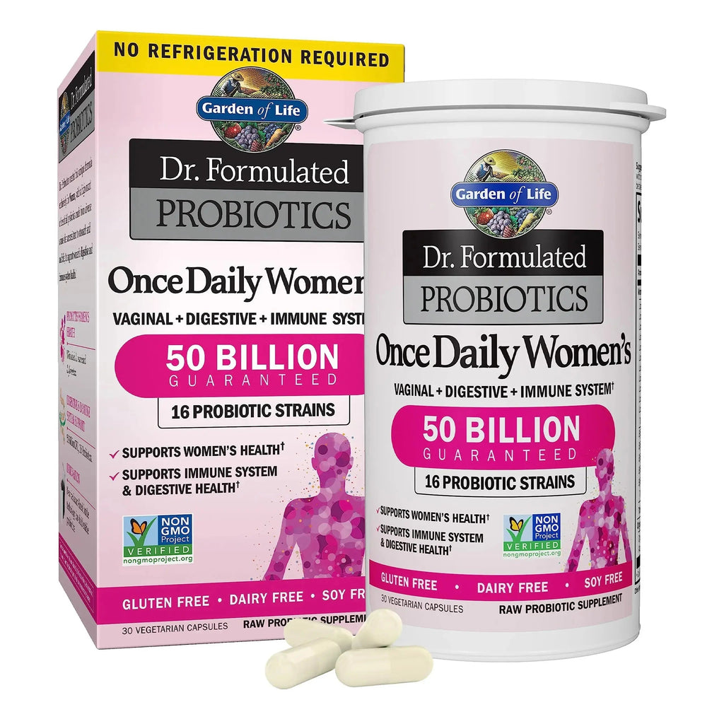 Garden of Life Multivitamin Family Formula 120 Capsules & Dr Formulated Probiotics for Women 30 Capsules Bundle Garden of Life Au supplements