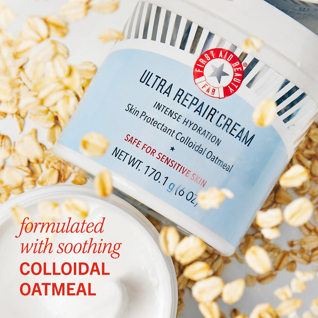 First Aid Beauty - Ultra Repair Cream, Intense Hydration Whipped Colloidal Oatmeal, Clinically Proven to Strengthen Skin Barrier in 7 Days
