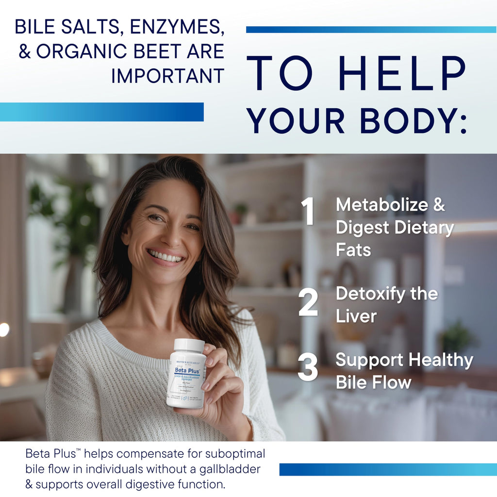 Biotics Research Beta-Plus™ Nutritional Ox Bile Salts Digestive Enzymes Supplement for Bile Production for No Gallbladder-Supports Overall Liver Function,