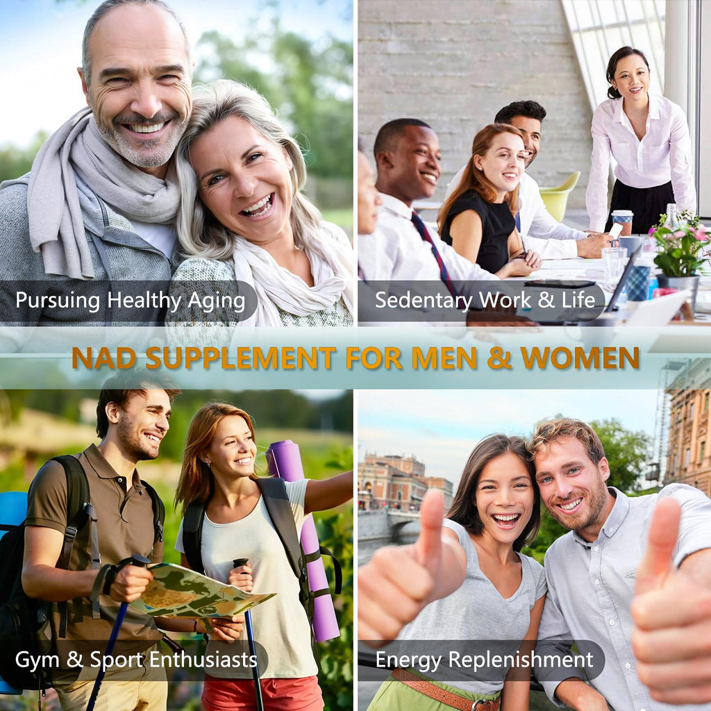 UNcena NAD Supplement 1500mg - Liposomal NAD+ Nicotinamide Riboside with Resveratrol, NAD Plus Boosting - Support Cellular Health, Stamina & Healthy Aging for Women & Men- 120 Capsules UNcena Au supplements