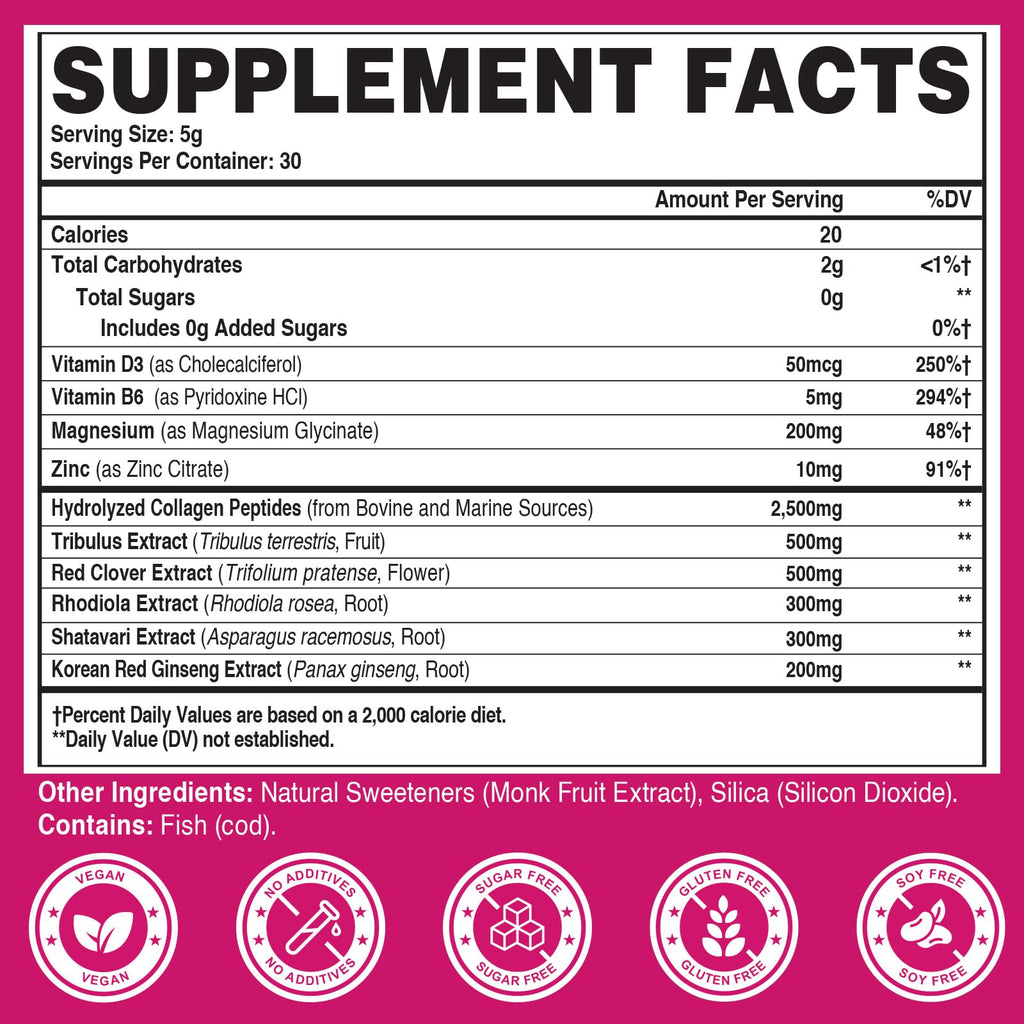 Menopause Supplements for Women, 10-in-1 Hormone Balance for Women, with Red Clover, Korean Ginseng, Shatavari - Menopause & Libisoothe Powder for Desire, Hot Flashes, Night Sweats & Mood - 5.3 Oz Xandori Au supplements