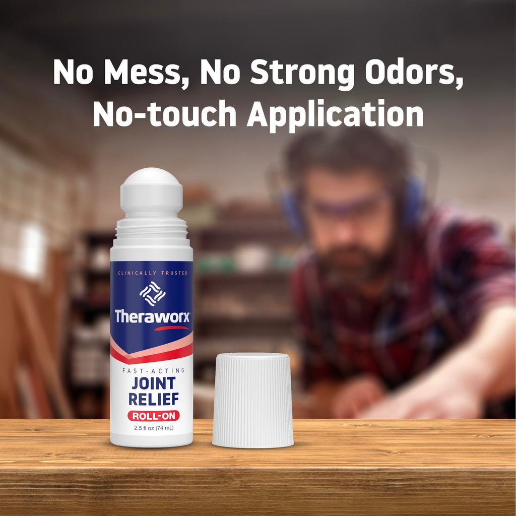 Theraworx Fast-Acting Joint Relief Roll-On Joint Discomfort & Inflammation Relief - 2.5 Oz - 2 Count Theraworx Au supplements