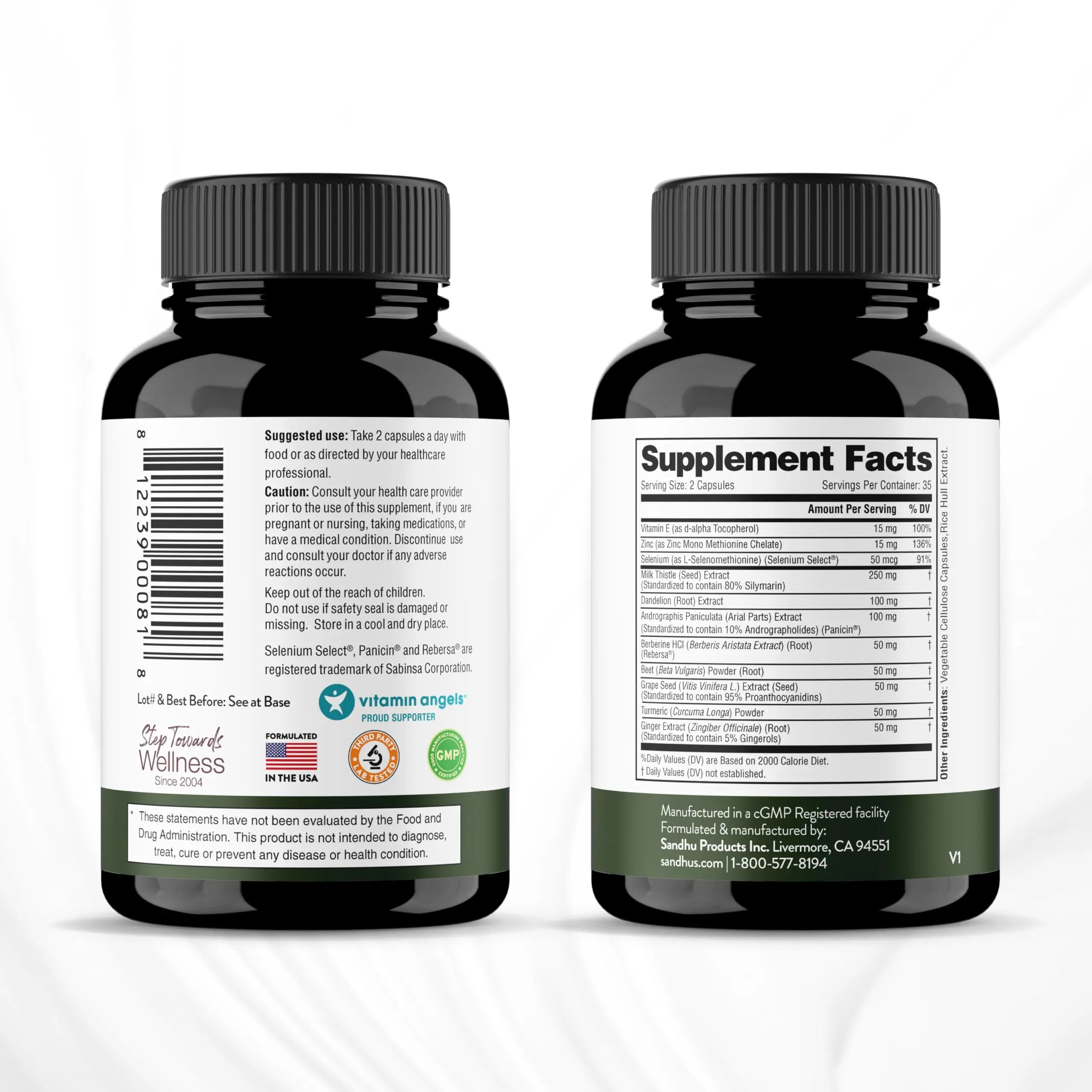 Sandhu's Liver Renew Cleanse Detox, Repair & Support |70 Capsules| 1 Month+ Supply Sandhu's Au supplements