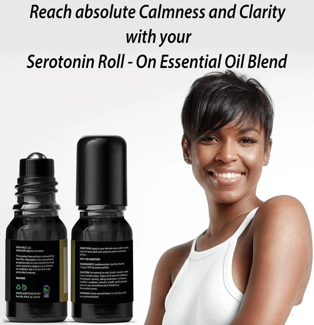 Calm Roll on Essential Oil Stress Relief Sandalwood Jasmine Destress Relaxation Calming Rolle New Miuz Au supplements