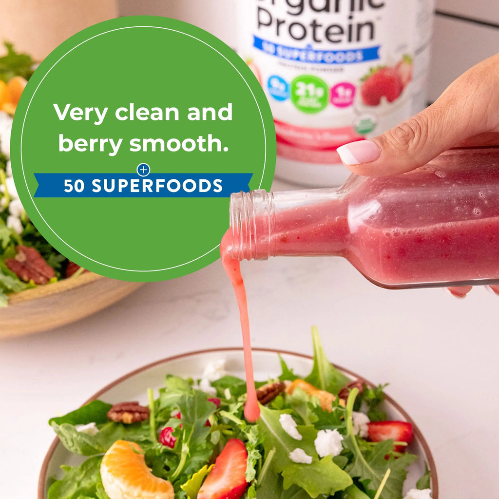 Orgain Organic Vegan Protein Powder + 50 Superfoods, Strawberries and Cream Orgain Au supplements