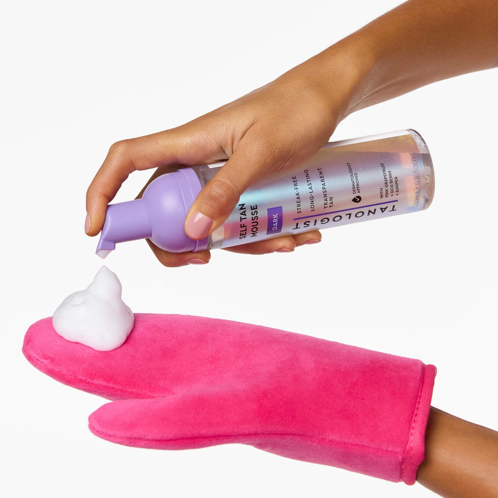 Tanologist Medium Self Tan Mousse, Self-Tanning Mousse, Streak-Free, Natural Glow, No Fake Tan Smell Or Orange Tone, Long Lasting