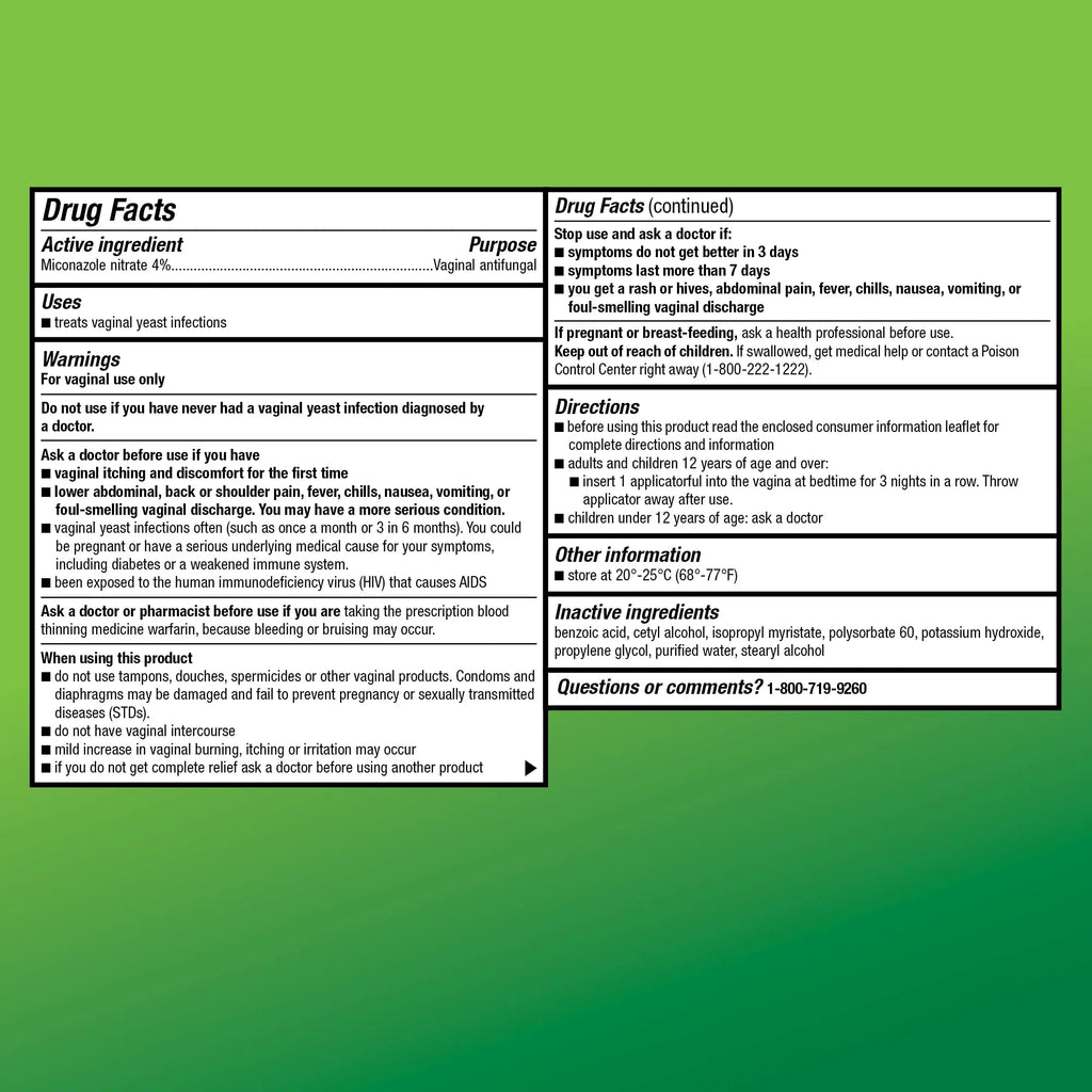Amazon Basic Care Miconazole 3, Miconazole Nitrate Vaginal Cream (4 Percent), 3-Day Treatment Amazon Basic Care Au supplements