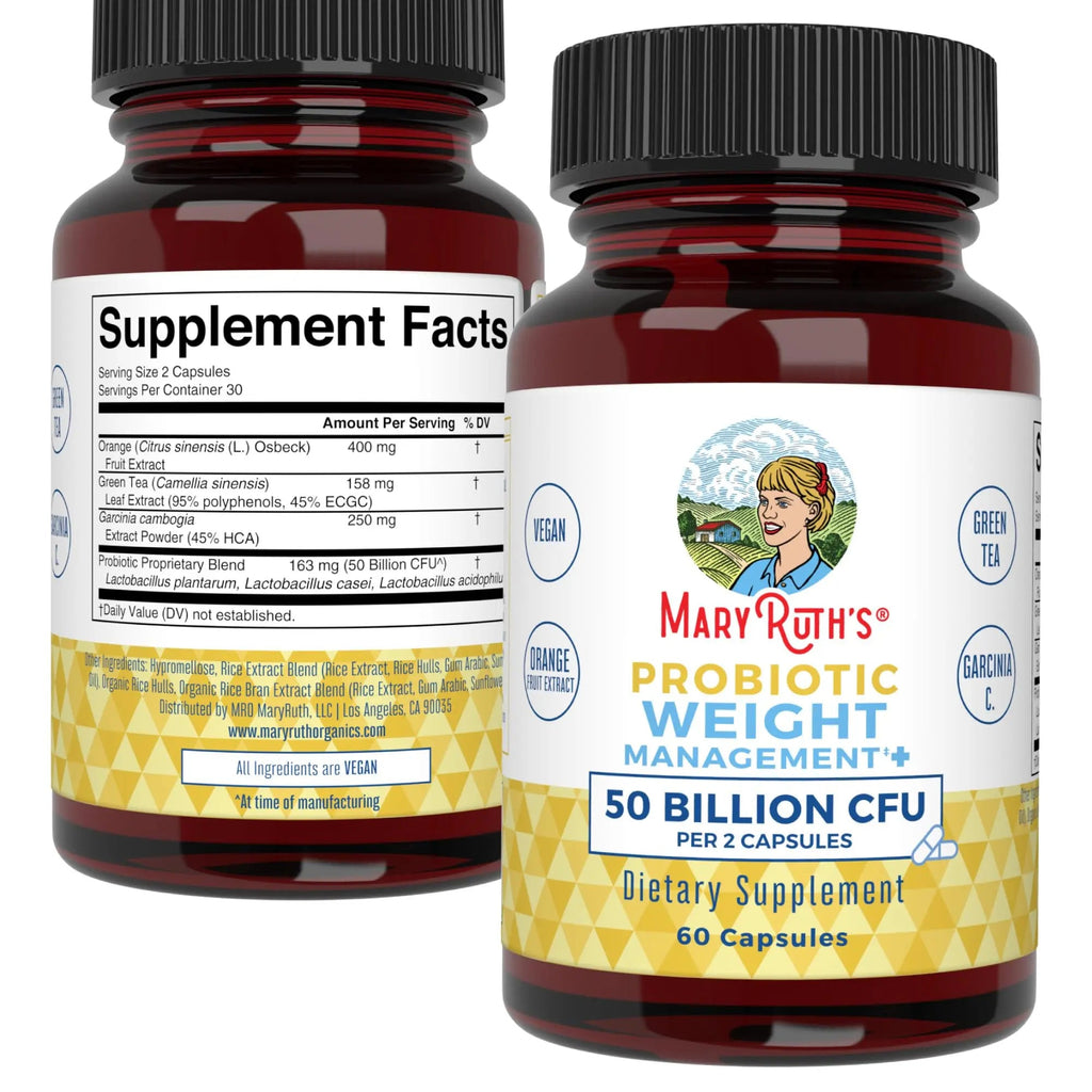 MaryRuth's Probiotics Capsule for Women & Men | Weight Management | Digestive & Gut Health MaryRuth Organics Au supplements