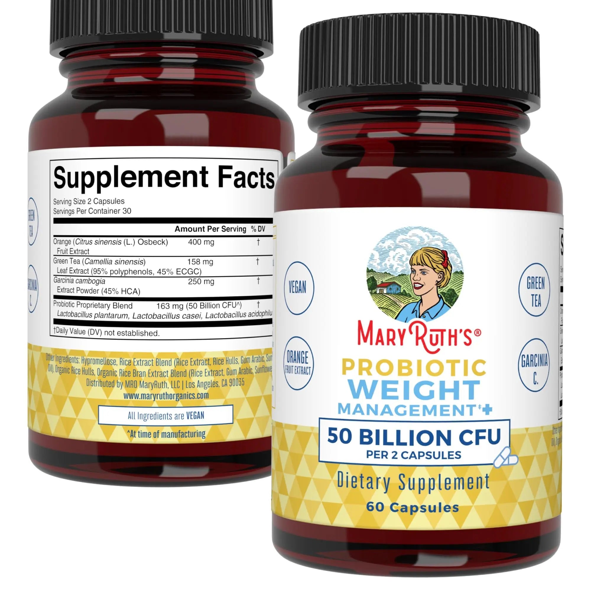 MaryRuth's Probiotics Capsule for Women & Men | Weight Management | Digestive & Gut Health MaryRuth Organics Au supplements