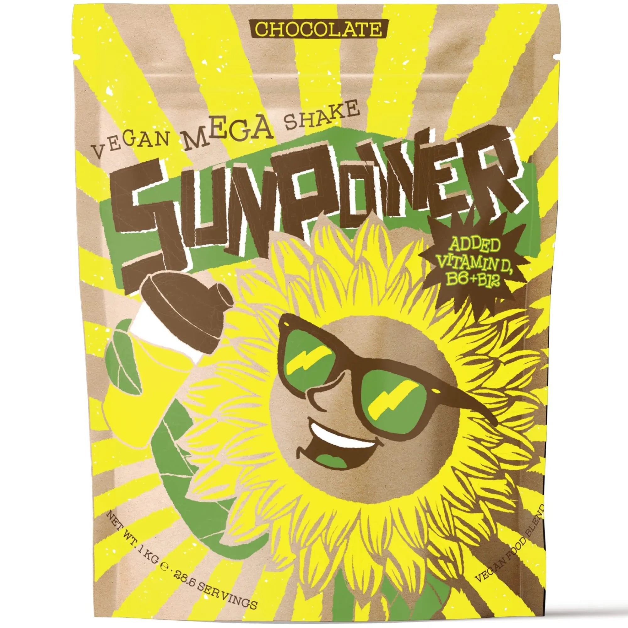 SunPower Vegan Protein Powder - 21g Plant Protein per Serving - Pea, Sunflower SunPower Au supplements