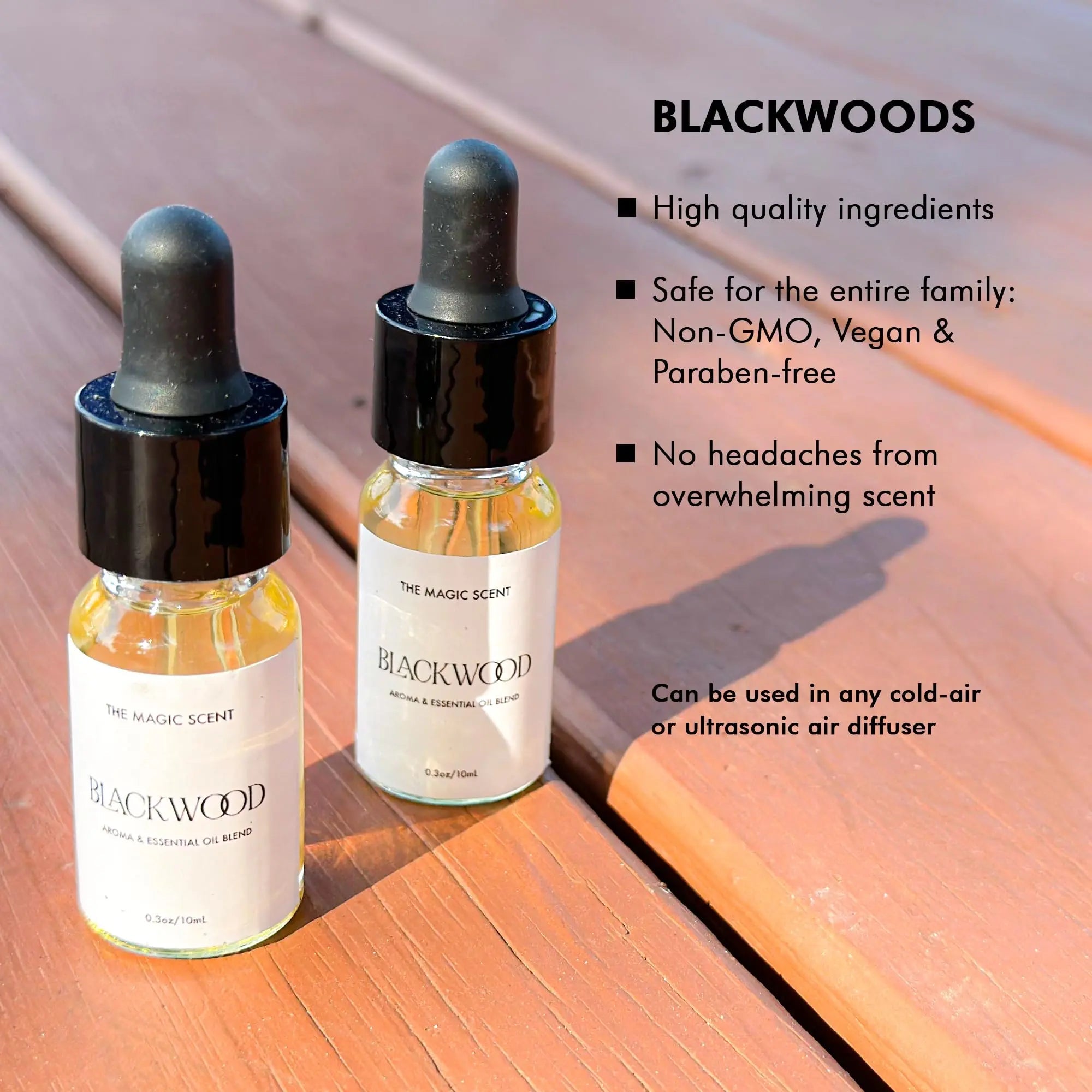 The Magic Scent "Blackwood" Hotel Collection Diffuser Oil - Cold-Air & Ultrasonic Scented Oils THE MAGIC SCENT Au supplements
