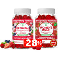 Lunakai Prenatal Vitamin and Women's Multivitamin Gummies Bundle - Pregnancy Multivitamin Gummy with Iron & Folic Acid Lunakai Au supplements