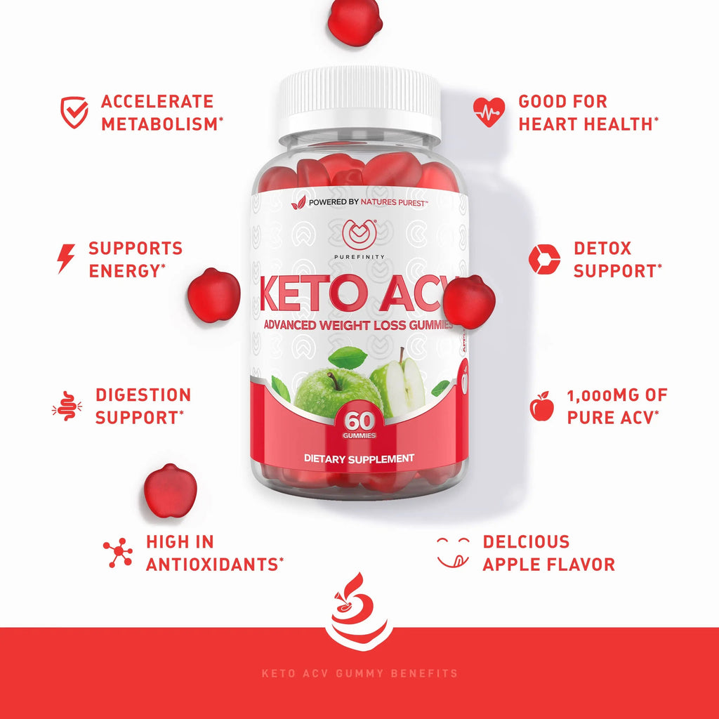 PUREFINITY Keto ACV Gummies to Support Weight Loss and Detox - True Form Keto ACV PUREFINITY Au supplements