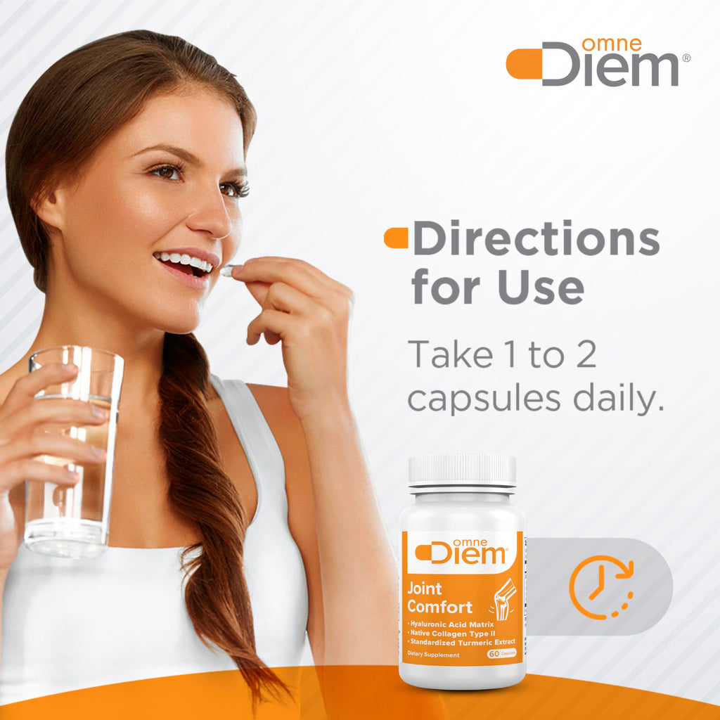 OmneDiem Joint Comfort with ZOARA, 60 Capsules – Dietary Supplement for Comprehensive Joint Care & Comfort Omne Diem Au supplements