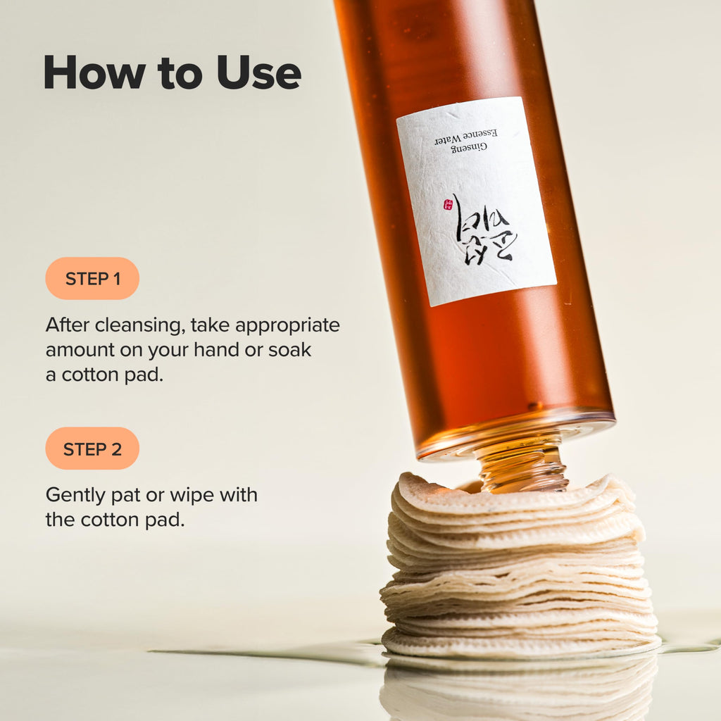 Beauty of Joseon Ginseng Essence Water Hydrating Face Toner for Dry, Dull Skin. Korean Moisturizing Skin Care
