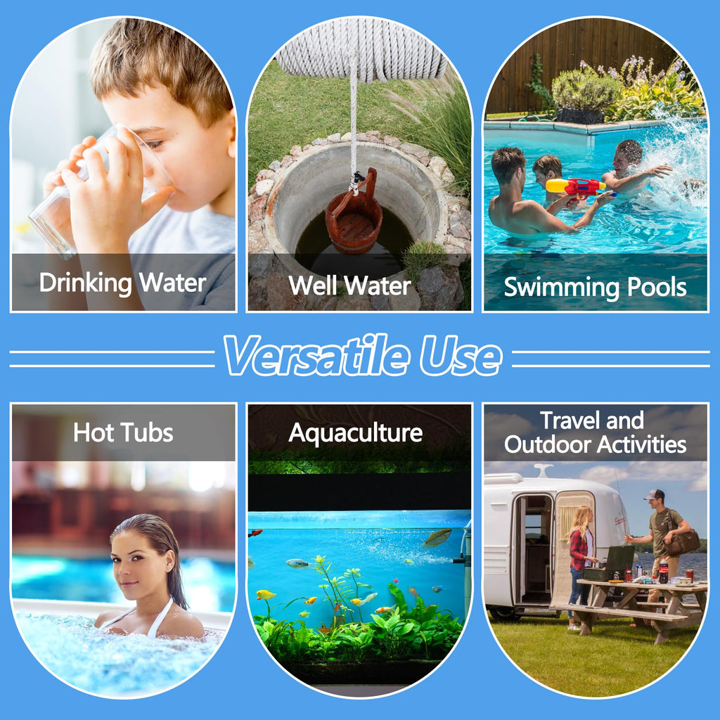 Coliform Bacteria Test Kit: 12-Pack Easy at-Home Well, Tap, Pool, Spring, Pond, Lake Drinking Water Quality Test FUNSWTM Au supplements