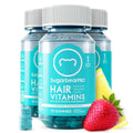 SugarBearPro Hair Vitamin Gummy 3 Month Supply Extra Strength Biotin 6000mcg, Growth for Men & Women, Vegan Vitamin B12 SugarBearHair Au supplements