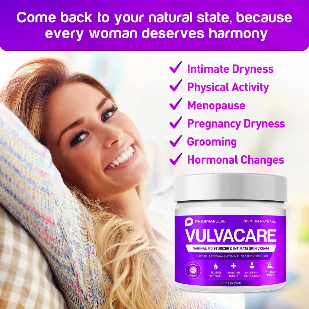 Pharmapulse Vaginal Moisturizer, Vulva Balm Cream, Intimate Skin Care, Menopause Support Pharmapulse Au supplements