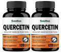 Sandhu's Quercetin 1000mg Per Serving 120 Count(Pack of 2) Vegetarian Capsules Sandhu's Au supplements